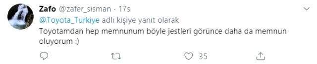 Toyota Türkiye, yerli otomobil paylaşımlarıyla gön