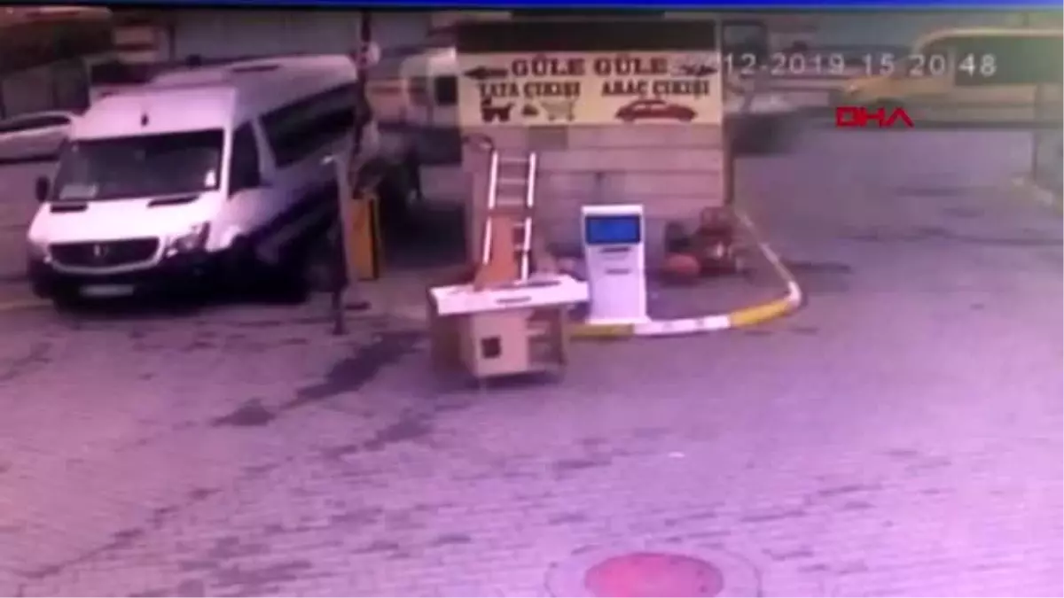 Esenyurt'ta işçinin ölümden döndüğü anlar