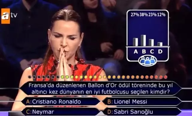 Kim Milyoner Olmak İster'de Tepki Çeken Sabri Sarıoğlu Kim Milyoner Olmak İster'de Tepki Çeken Sabri Sarıoğlu