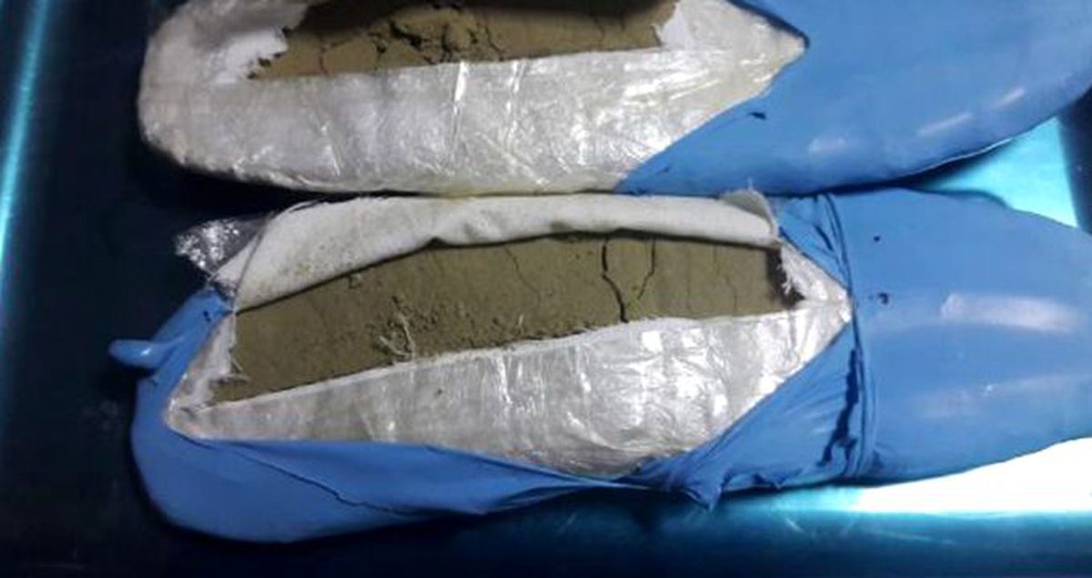 Ayakkabı tabanına gizlenen uyuşturucuyu 'Çiko' buldu
