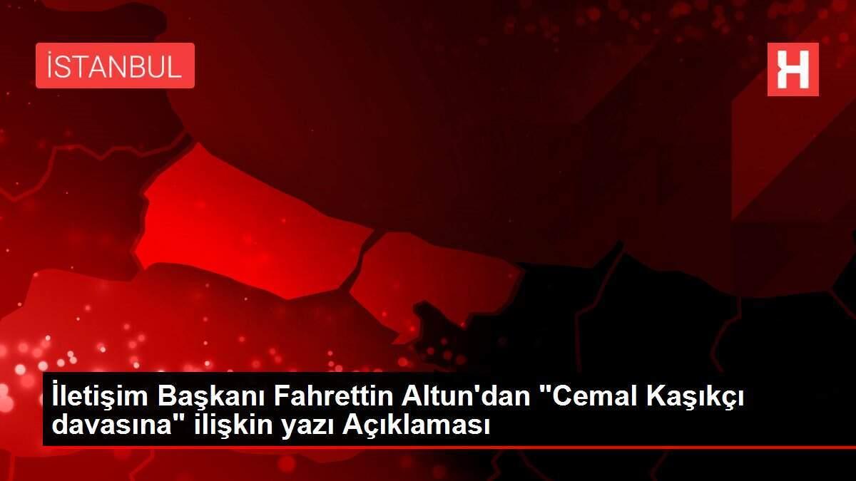 İletişim Başkanı Fahrettin Altun'dan İletişim Başkanı Fahrettin Altun'dan