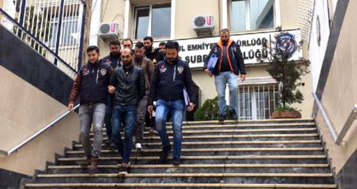 Kombi hırsızlarına yapılan operasyon kamerada