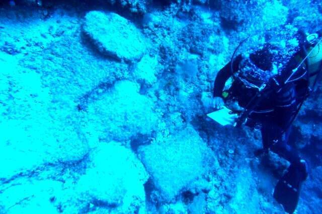 Antalya'daki gemi batığında heyecanlandıran buluş