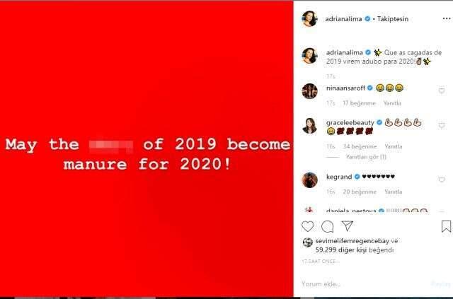 Bir yıla iki aşk sığdıran ünlü model Adriana Lima, 2019'a lanet okudu