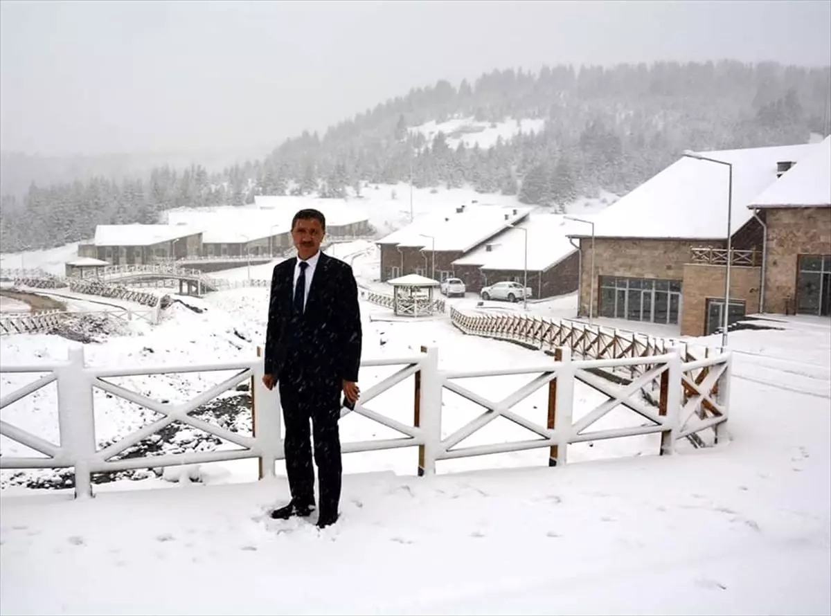 Çambaşı Yaylası'ndaki kayak merkezi hizmete hazır