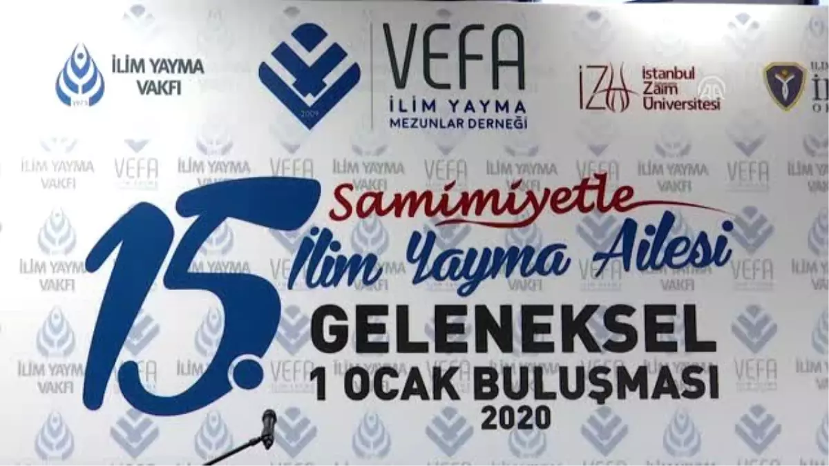 'İlim Yayma Ailesi 15. Geleneksel 1 Ocak Buluşması'