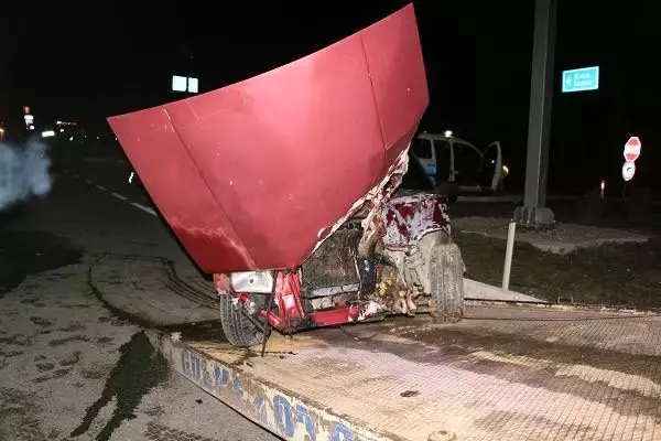 Kaza yapan sürücü 193 promil alkollü çıktı