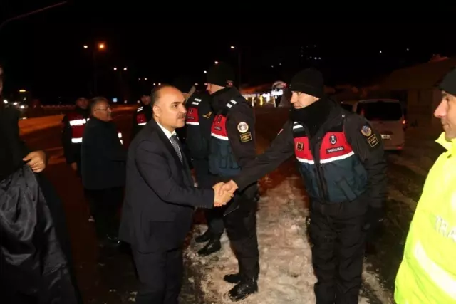 Vali Günaydın yeni yıl tedbirlerini yerinde denetledi Vali Günaydın yeni yıl tedbirlerini yerinde denetledi