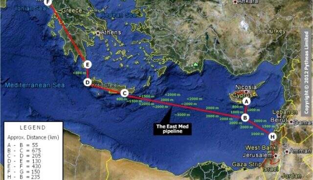 Akdeniz'de Türkiye'ye karşı ittifak! East Med boru hattı projesi için imzalar atıldı