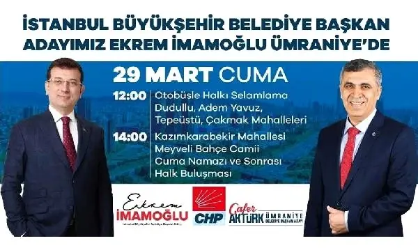 CHP'nin başkan adayı, Şehir Hatları'na atandı