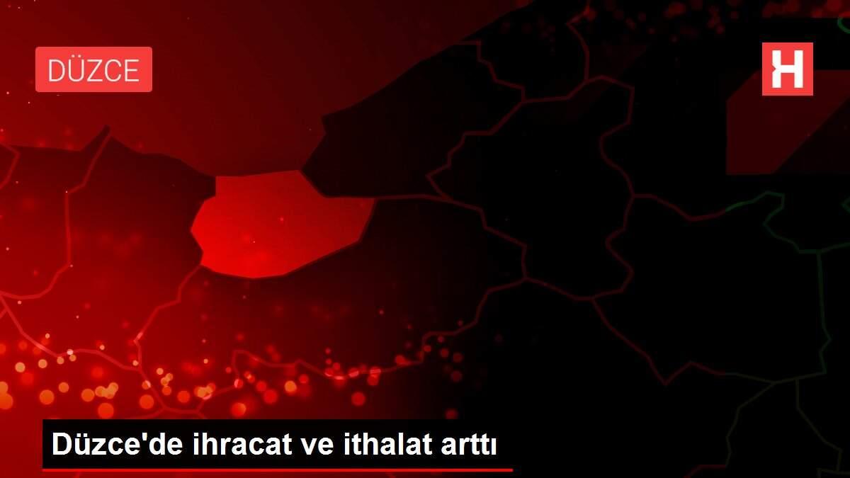 Düzce'de ihracat ve ithalat arttı