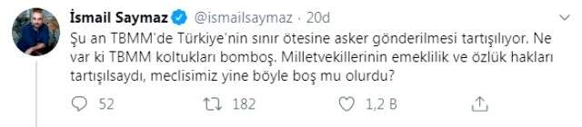 Libya tezkeresinin oylandığı oturuma Kabine'den hiçbir bakanın katılmaması dikkat çekti