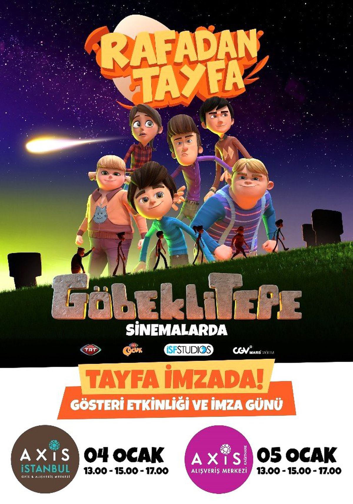 Rafadan Tayfa karakterleri miniklerle buluşuyor