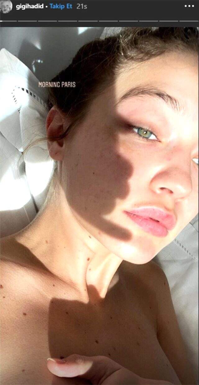 ABD'li model Gigi Hadid, dergi kapağı için çıplak poz verdi