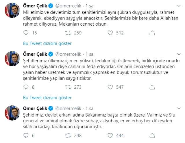 AK Parti ve MSB'den şehit cenazesi açıklaması