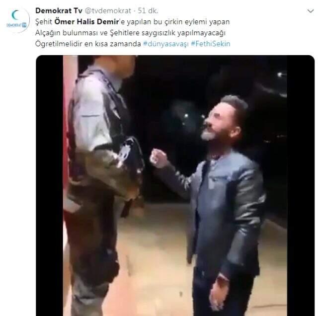 Ömer Halisdemir'in anıtı başında yapılan saygısızlık sosyal medyayı ayağa kaldırdı