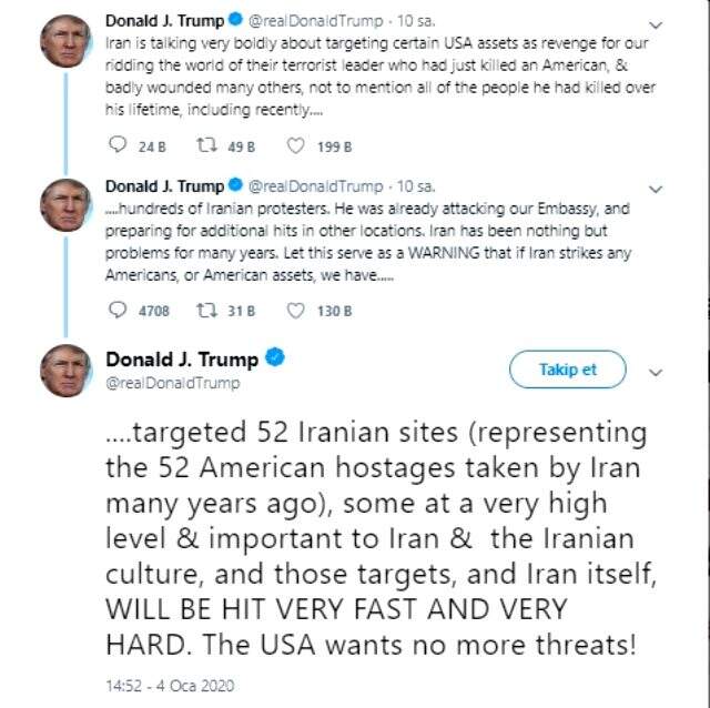 İran Meclis Başkanı'ndan ABD Başkanı Trump'a çağrı: Askerleri bölgeden çekin