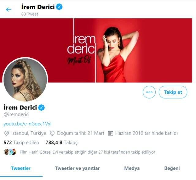 İrem Derici, sosyal medya hesabından tüm paylaşımlarını sildi