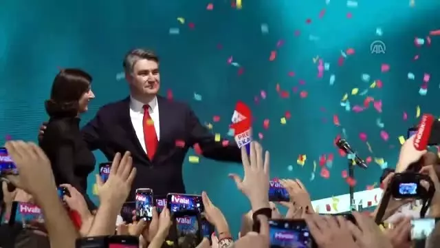 Hırvatistan cumhurbaşkanlığı seçimini Zoran Milanovic kazandı Hırvatistan cumhurbaşkanlığı seçimini Zoran Milanovic kazandı