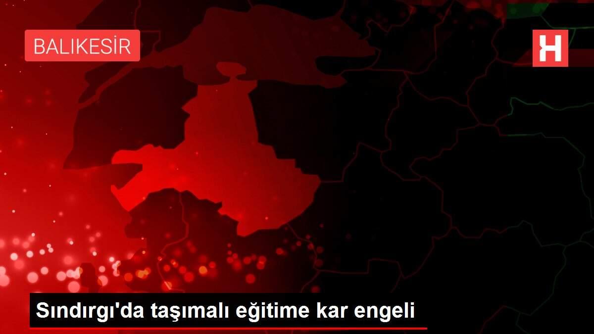 Sındırgı'da taşımalı eğitime kar engeli