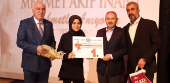 Elazığ'da Mehmet Akif İnan anısına şiir yarışması