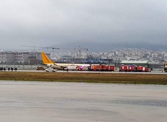Son dakika: Sabiha Gökçen Havalimanı'nda yolcu uçağı pistten çıktı