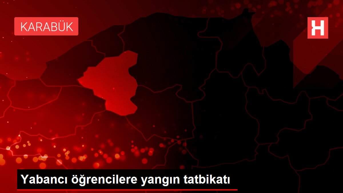 Yabancı öğrencilere yangın tatbikatı