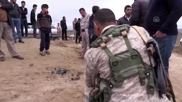 ABD'nin Irak'taki üssünün balistik füzelerle vurulması - Füze parçalarının düştüğü bölge (3) ABD'nin Irak'taki üssünün balistik füzelerle vurulması - Füze parçalarının düştüğü bölge (3)