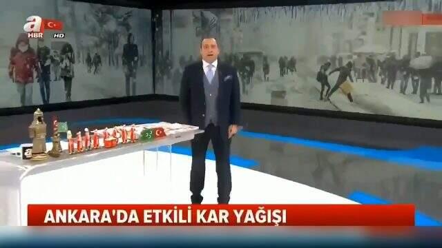 Erkan Tan'ın zıplayarak kar haberi sunması herkesi güldürdü