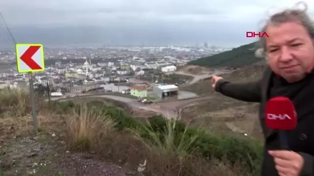 Hafriyat sahasında heyelan tedirgin ediyor Hafriyat sahasında heyelan tedirgin ediyor