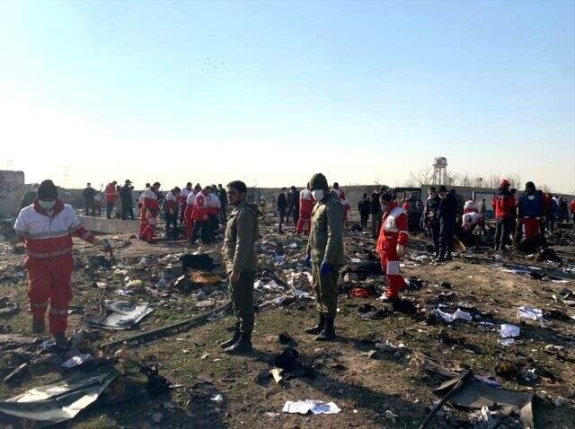 İran'da düşen Ukrayna uçağında ölenlerin 26'sı çocuk