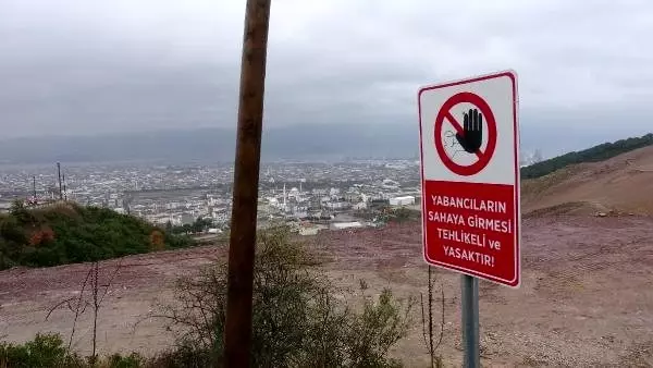 Mahallelinin, hafriyat sahasında heyelan tedirginliği Mahallelinin, hafriyat sahasında heyelan tedirginliği