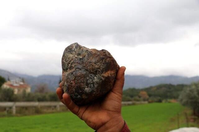 Odun toplarken renkli taşı gören genç, bilim adamlarına taşın fotoğrafını attı