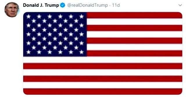 Trump'ın 'bayraklı' paylaşımına İran'dan misilleme