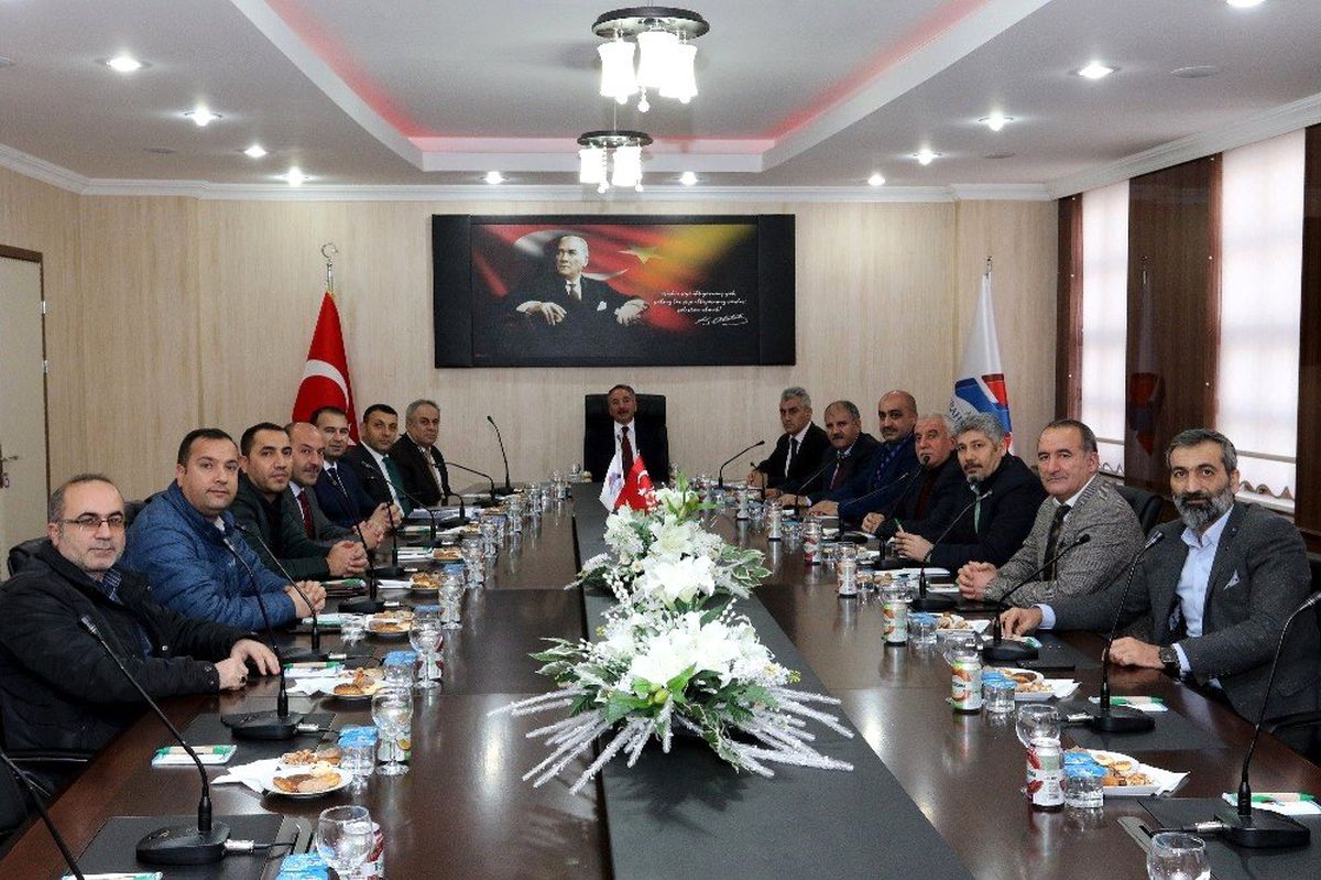 AİÇÜ Rektörü Prof. Dr. Karabulut, ASTOP üyelerini misafir etti