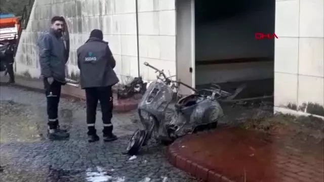 Beykoz'da otoparkta yangın, üst katlarda mahsur kalanlar kurtarıldı Beykoz'da otoparkta yangın, üst katlarda mahsur kalanlar kurtarıldı