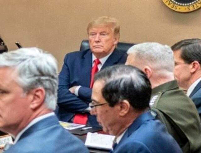 Bu kare İran saldırısından hemen sonra çekildi! Trump'ın mizacına dikkat