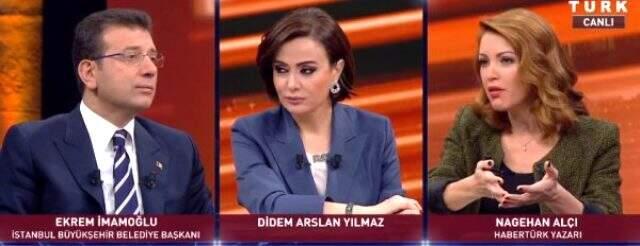 Ekrem İmamoğlu'nun canlı yayında Nagehan Alçı'ya 'Birtanesi' demesi Twitter'da gündem oldu
