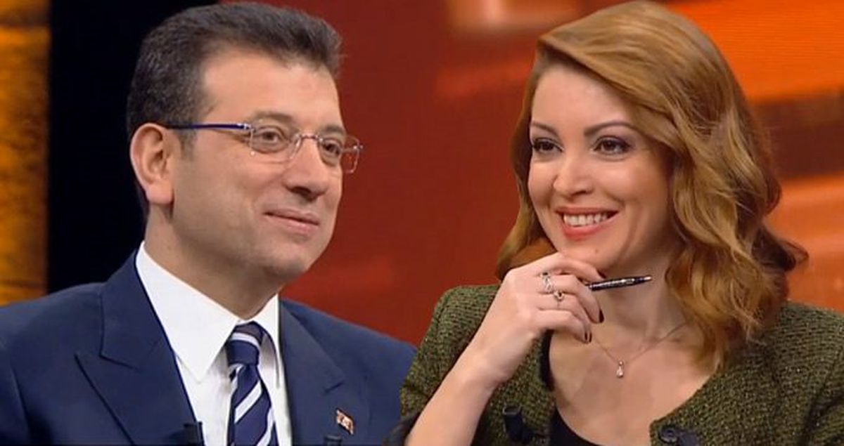 Ekrem İmamoğlu'nun canlı yayında Nagehan Alçı'ya 'Birtanesi' demesi Twitter'da gündem oldu