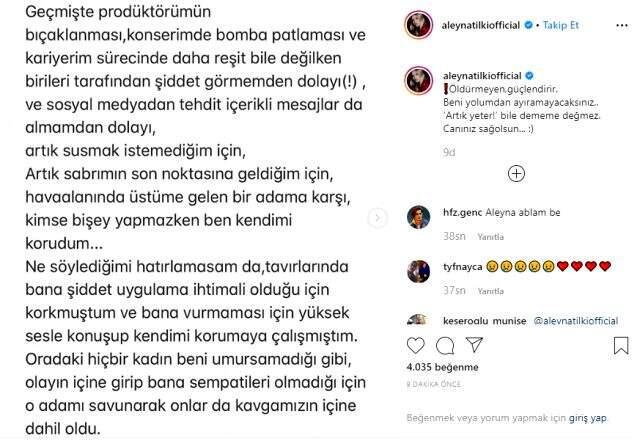 Havalimanında olay çıkaran Aleyna Tilki'den açıklama geldi