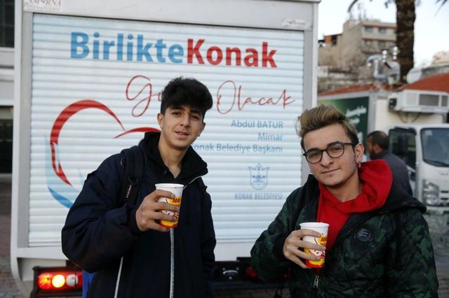Sıcak çorbanız Konak'tan