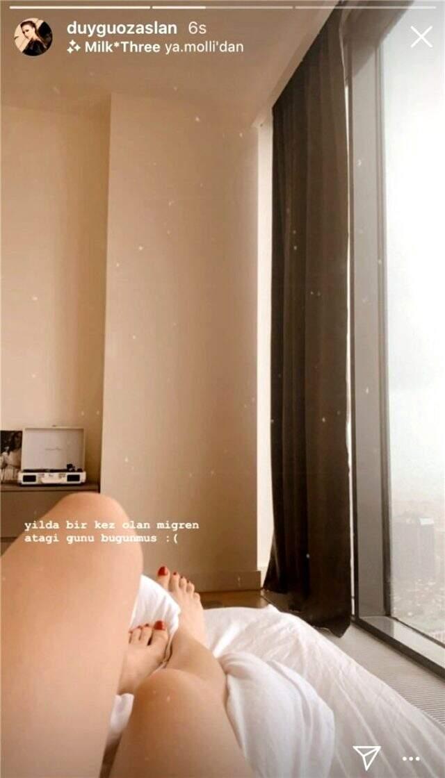 Sosyal medya kullanıcılar, migrenim tuttu diyerek bacaklarını gösteren fenomen Duygu Özaslan'ı tiye aldı