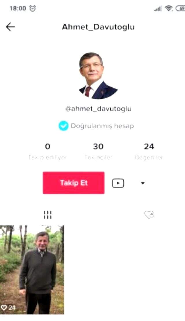Ahmet Davutoğlu, TikTok'a yeni video paylaştı