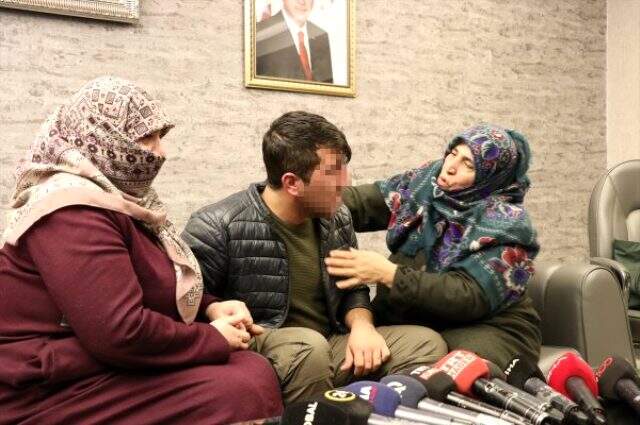 Babaanne, terör örgütü PKK'dan kurtarılan torunu kavuşunca büyük sevinç yaşadı