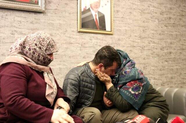 Babaanne, terör örgütü PKK'dan kurtarılan torunu kavuşunca büyük sevinç yaşadı