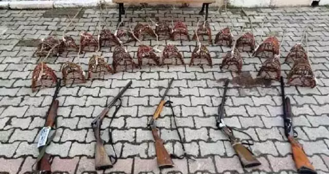 Kaçak avcılara 40 bin lira ceza kesildi Kaçak avcılara 40 bin lira ceza kesildi