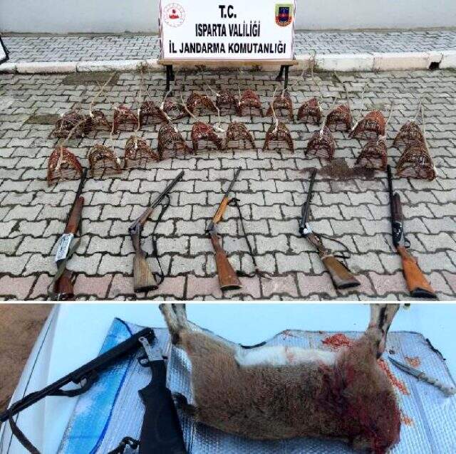 Kaçak avcılara 40 bin lira ceza kesildi