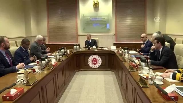 Milli Savunma Bakanı Akar, ABD Suriye Özel Temsilcisi Jeffrey'i kabul etti