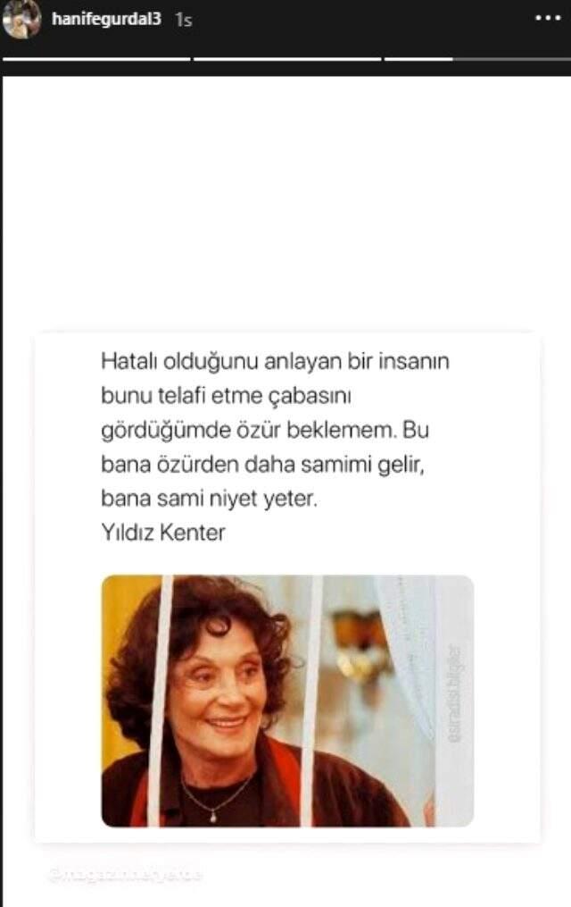 Düğün fotoğraflarını kaldıran Hanife Gürdal, kafa karıştıran bir paylaşım daha yaptı