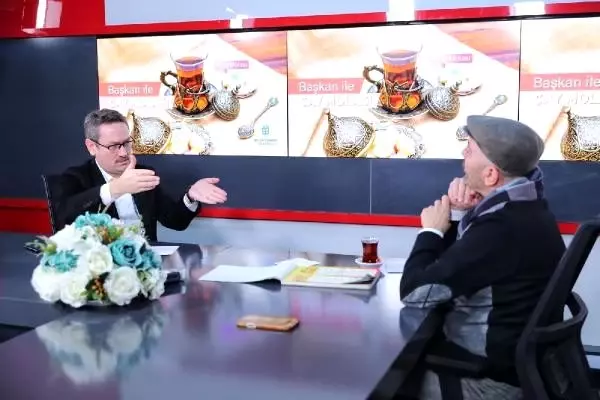 'Başkan ile Çay Molası'nın ilk konuğu Ceyhun Yılmaz oldu 'Başkan ile Çay Molası'nın ilk konuğu Ceyhun Yılmaz oldu